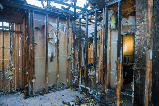 Professional Soot Cleanup technician working in Berea, SC